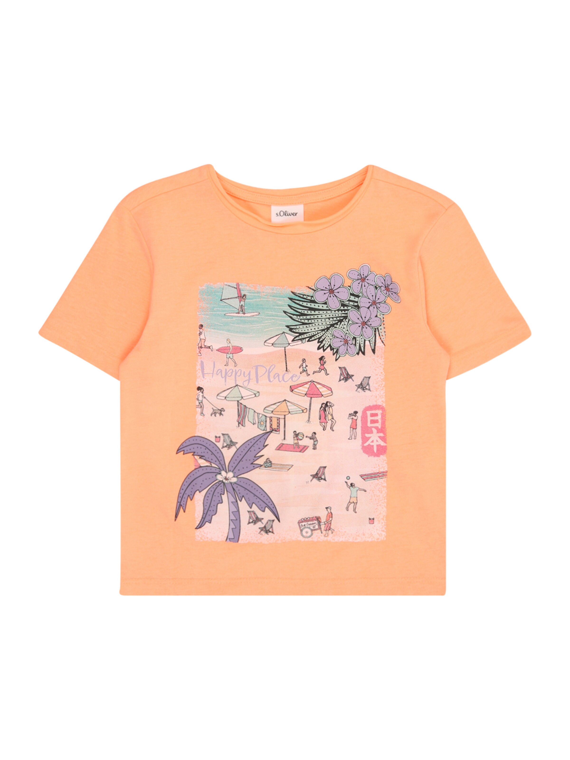 s.Oliver Tričko – oranžová: přední strana
