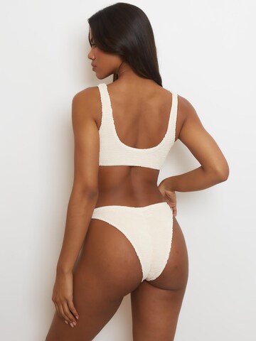 Moda Minx Triangel Bikinitop 'Scrunch' in Beige