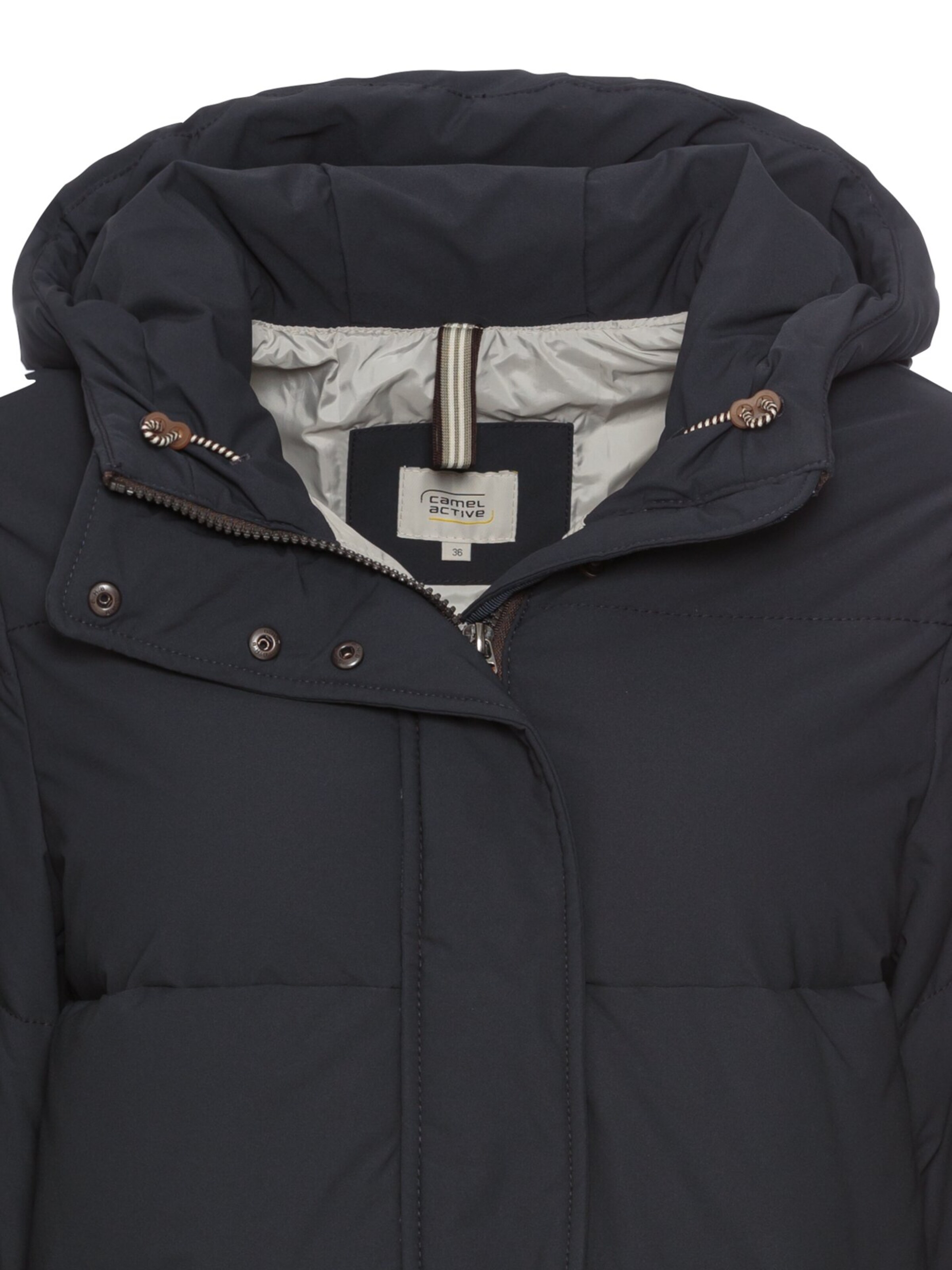 CAMEL ACTIVE Gesteppte Jacke mit daunenartiger Füllung in Blau