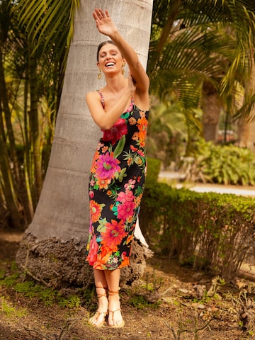 Abito estivo 'Not Your Darling Bias Slip Dress' di Introvertie VIENNA in nero