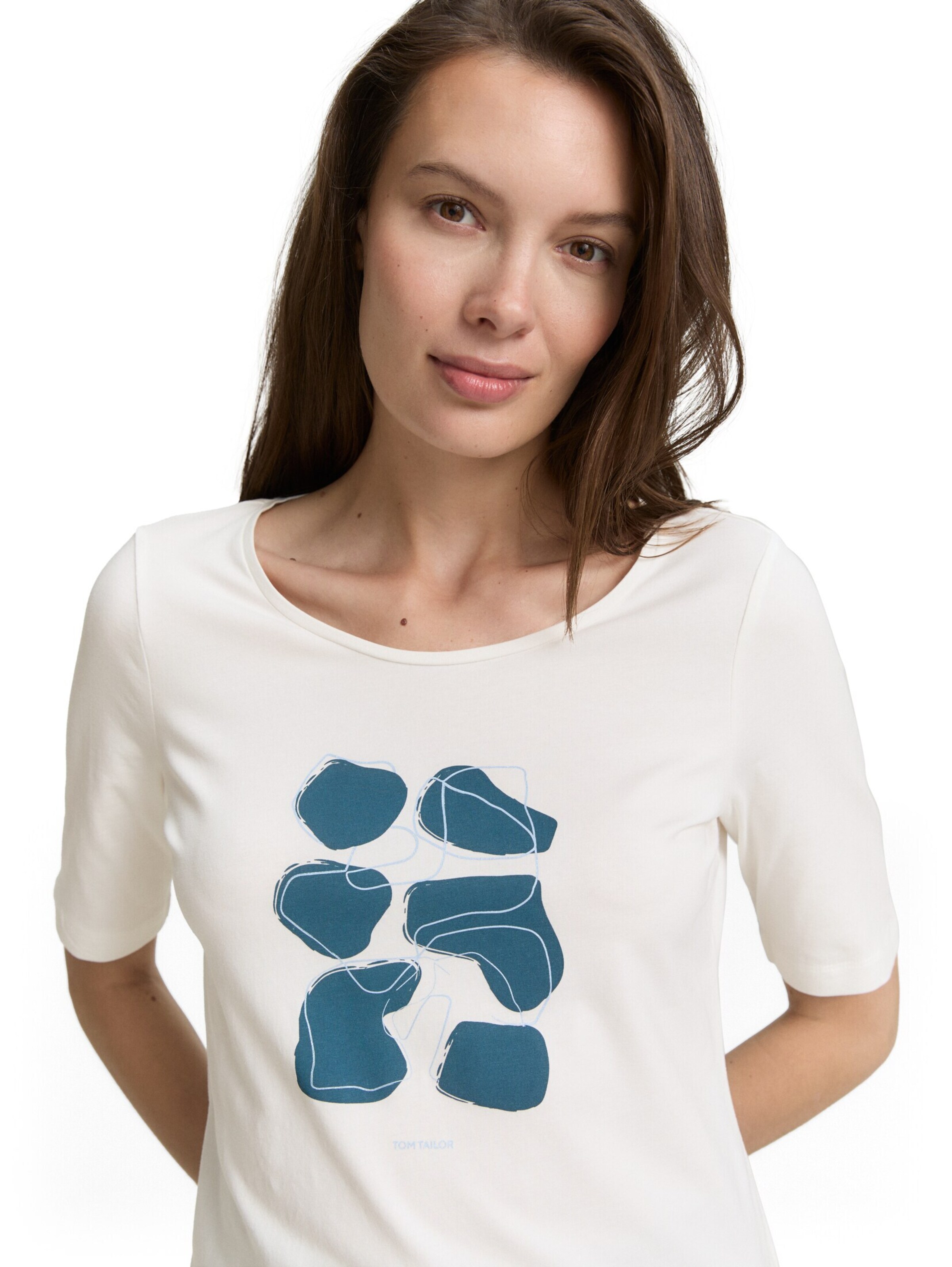 TOM TAILOR Shirt in White