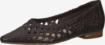 Venturini Milano Ballet Flats in Brown: front