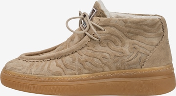 Floris van Bommel Veterlaarsjes 'Fygi 03' in Beige: voorkant