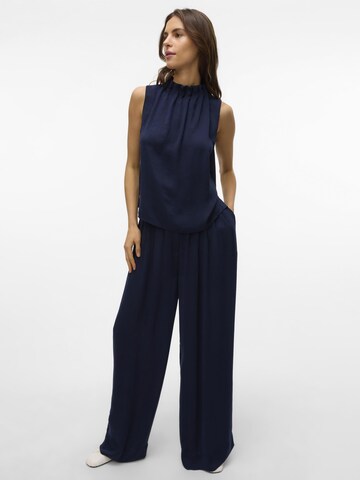 VERO MODA Regular Trousers 'AMShanna' in Blue
