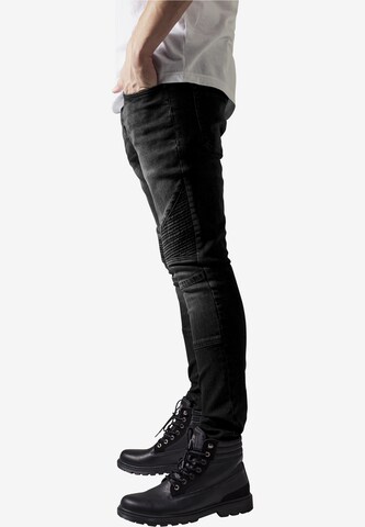 Urban Classics Skinny Džíny – černá