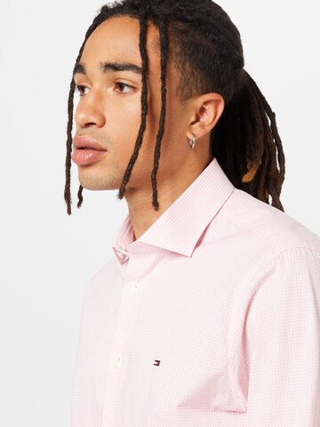 Tommy Hilfiger Tailored Slim fit Skjorta i rosa