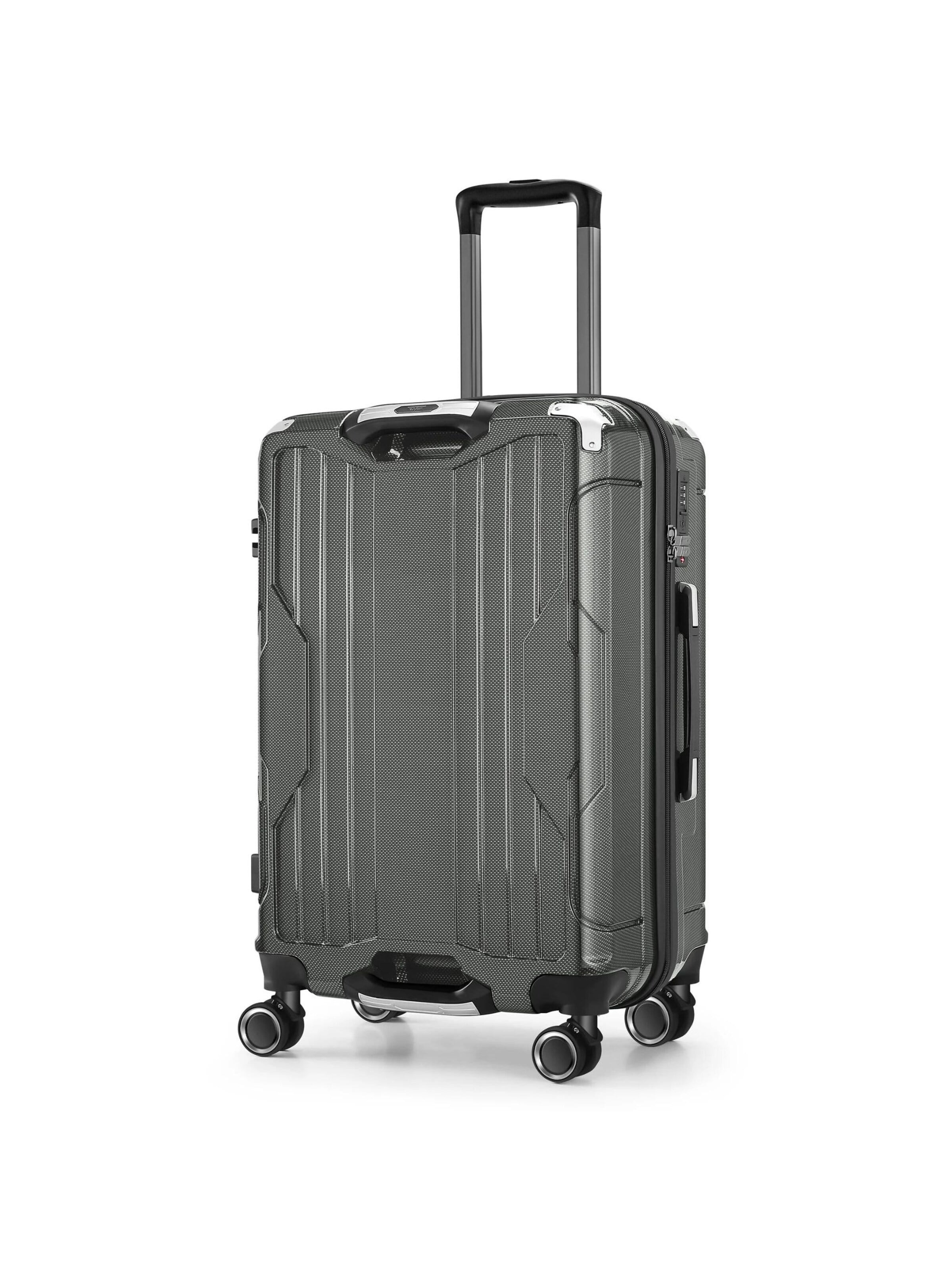 4FLY Suitcase 'Carbo' in Grey: front