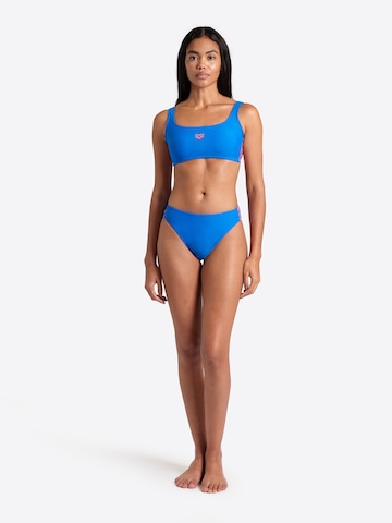 ARENABustier Sportski bikini 'ICONS' - plava boja