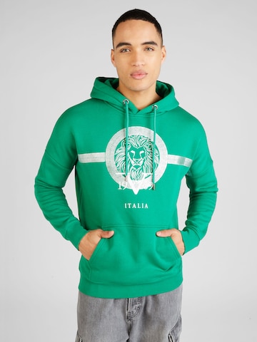 Sweat-shirt 'Clint' 19V69 ITALIA en vert : devant