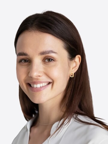 Sofia Milani Ohrringe 'Geo'‌ in Gold: Vorderseite