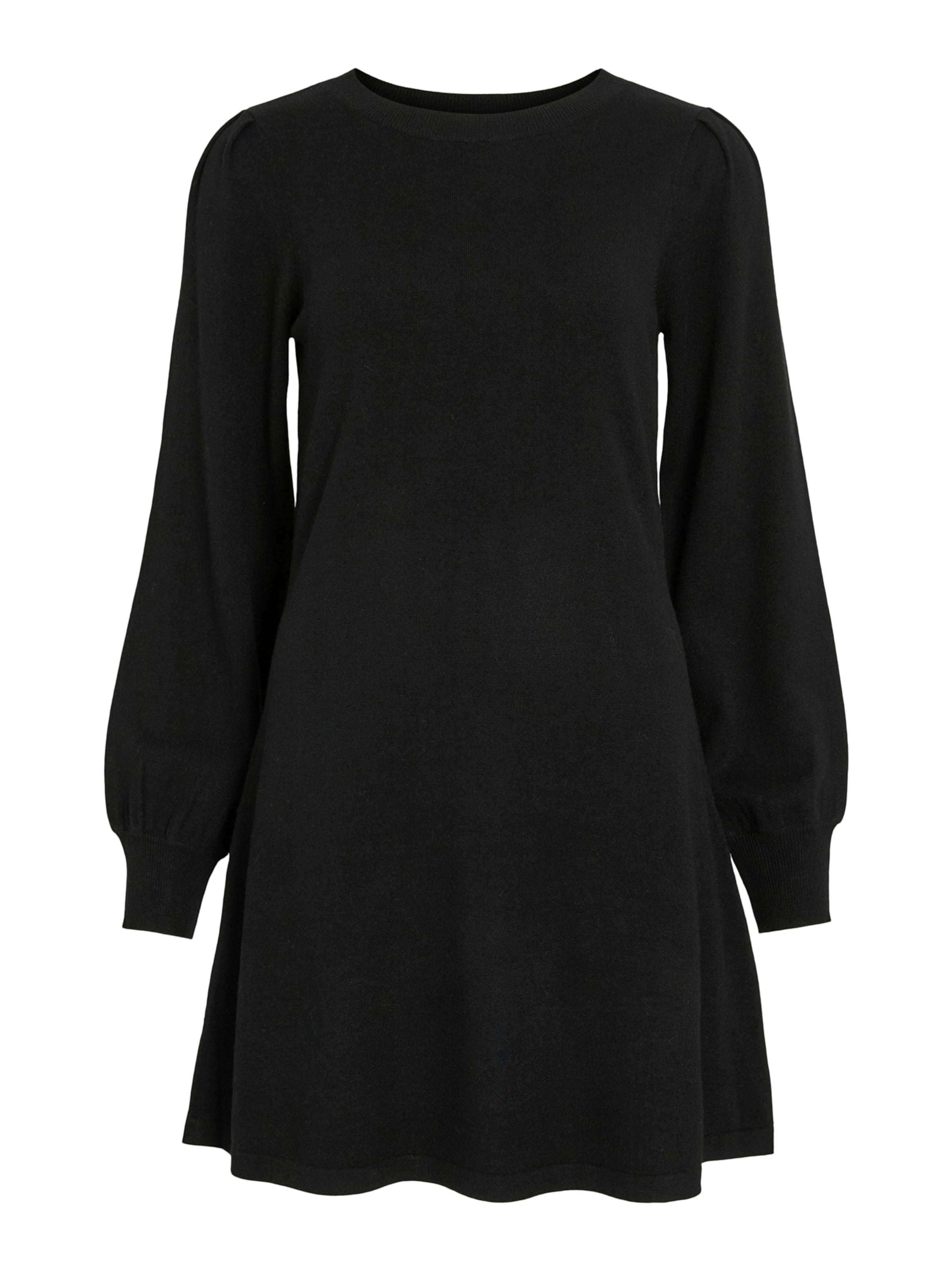 VILA Robes en maille 'VIRICKY' en noir, Vue avec produit