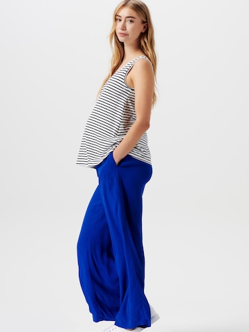 Esprit Maternity Wide Leg Hose in Blau