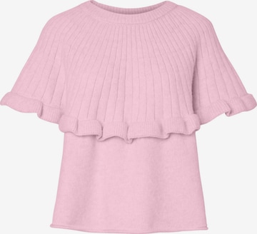 Pullover 'PCBEI' di PIECES in rosa: frontale