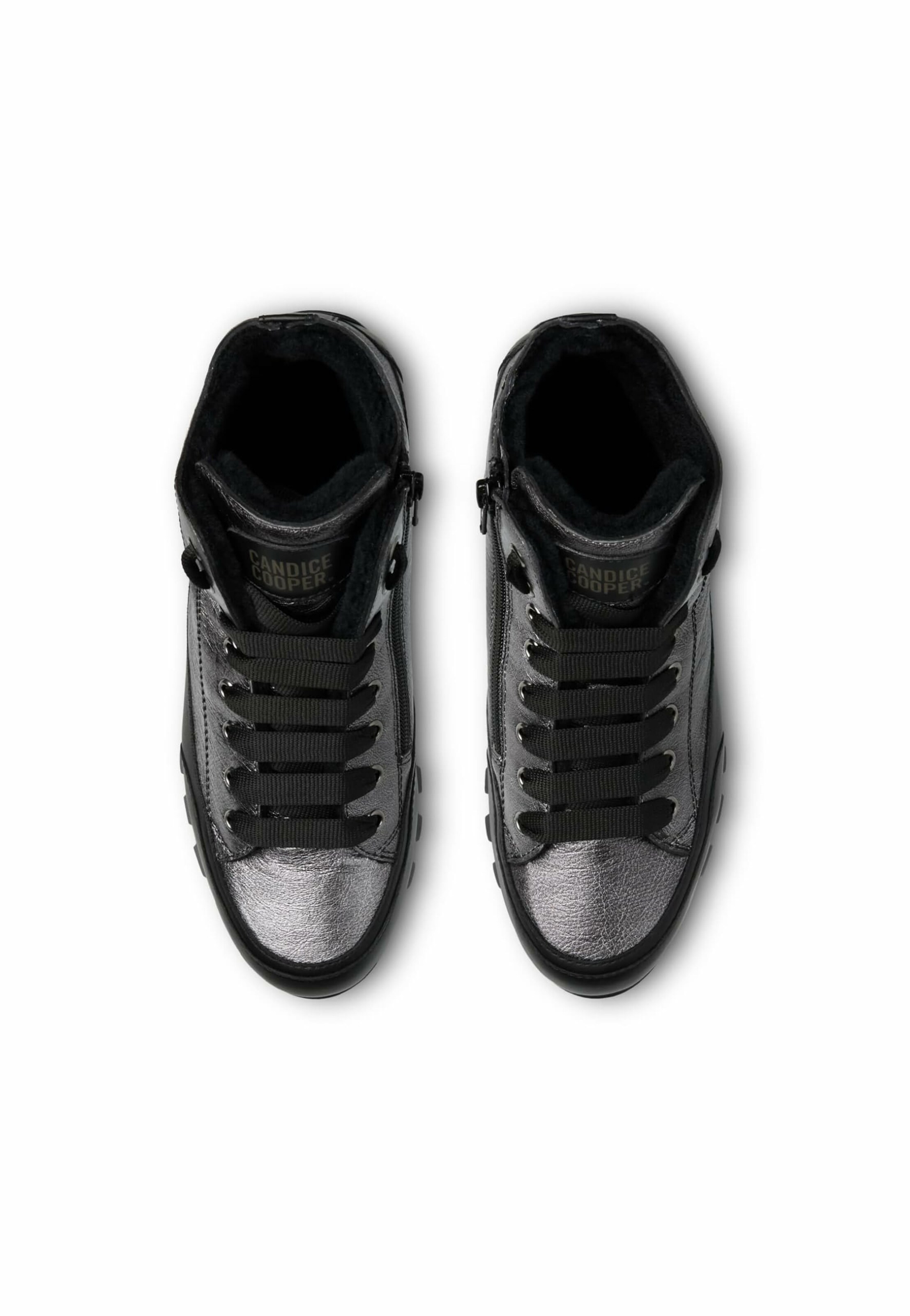 NATURINO Sneakers hoog in Zwart