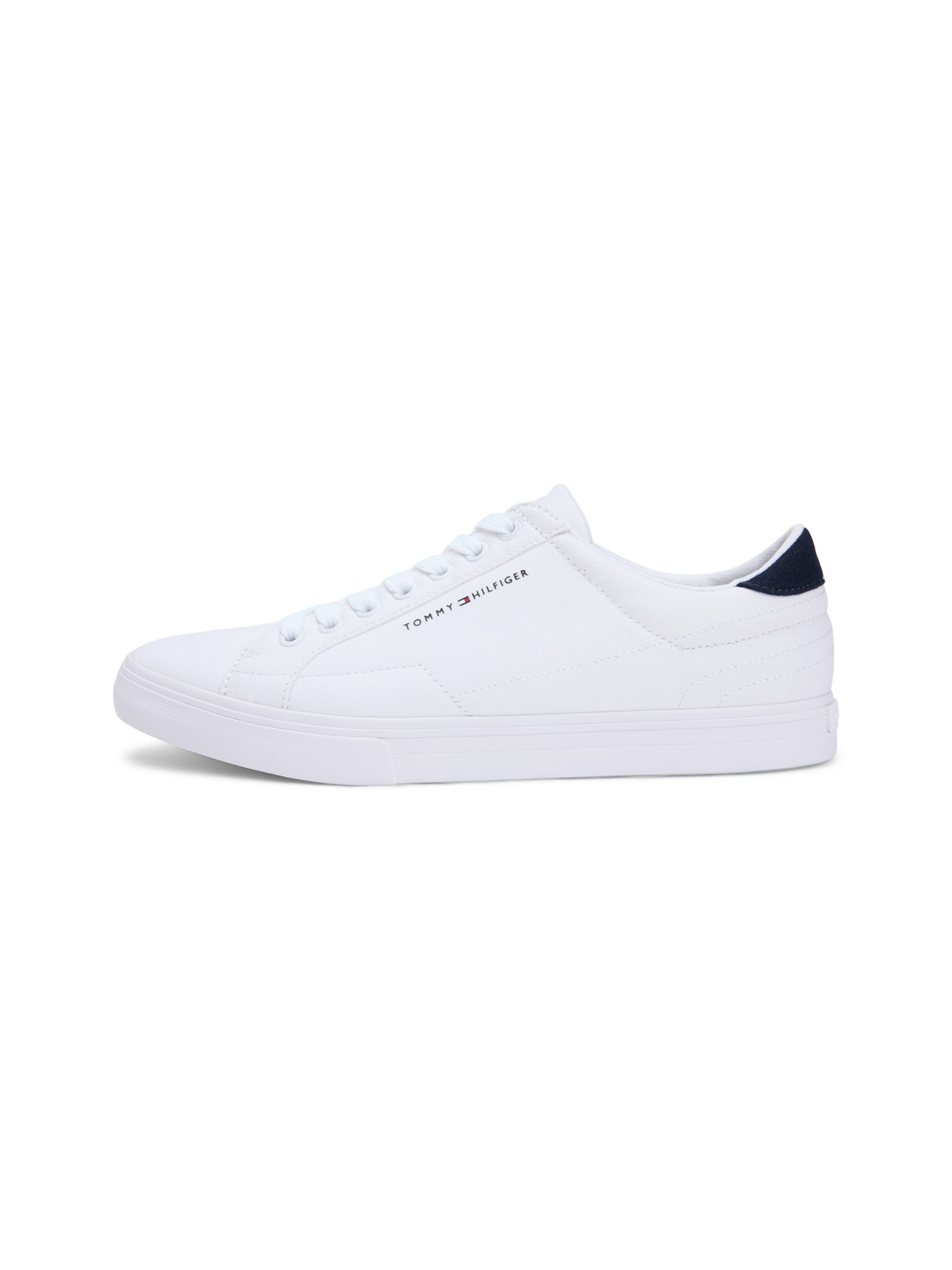 Baskets basses TOMMY HILFIGER en blanc : devant