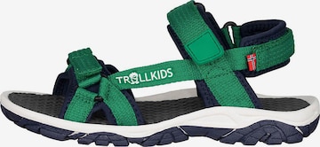 TROLLKIDS Sandals 'OSLOFJORD' in Green: front