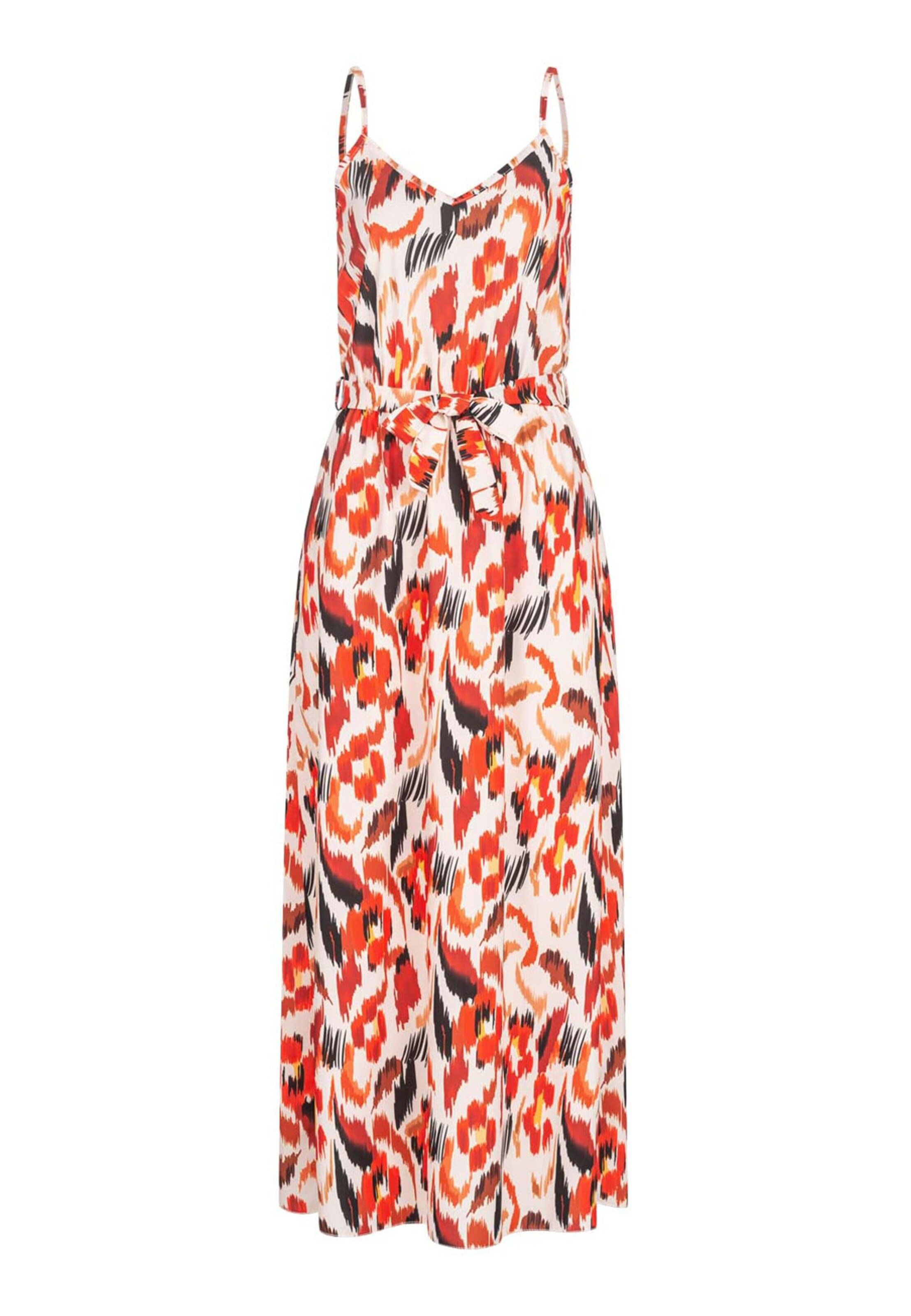 Cloud5ive Sommerkleid in creme / grau / orange, Produktansicht