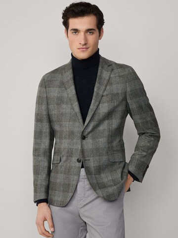 Hackett London Regular fit Colbert in Groen: voorkant