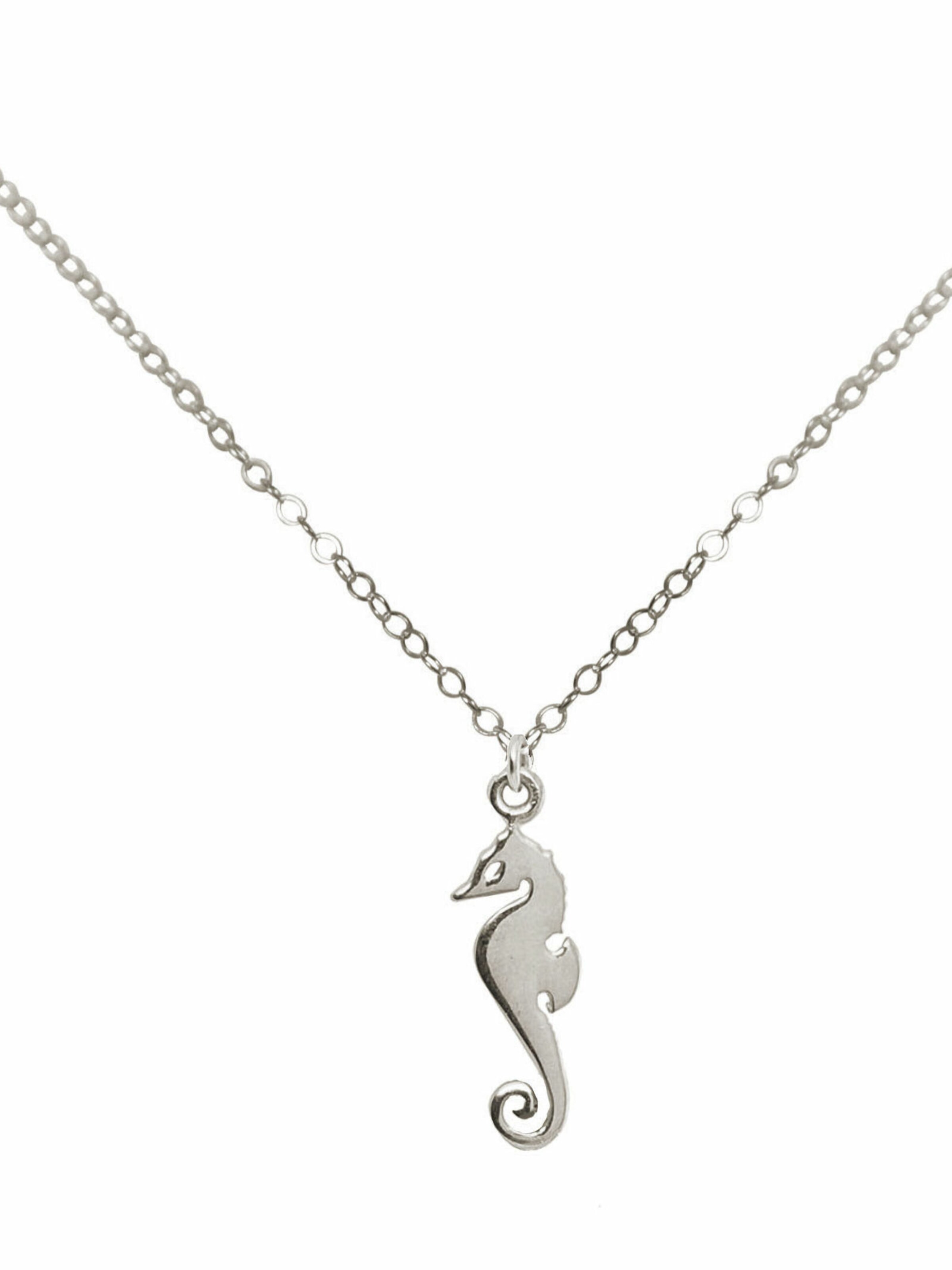 Gemshine Kette 'SEEPFERDCHEN' in Silber