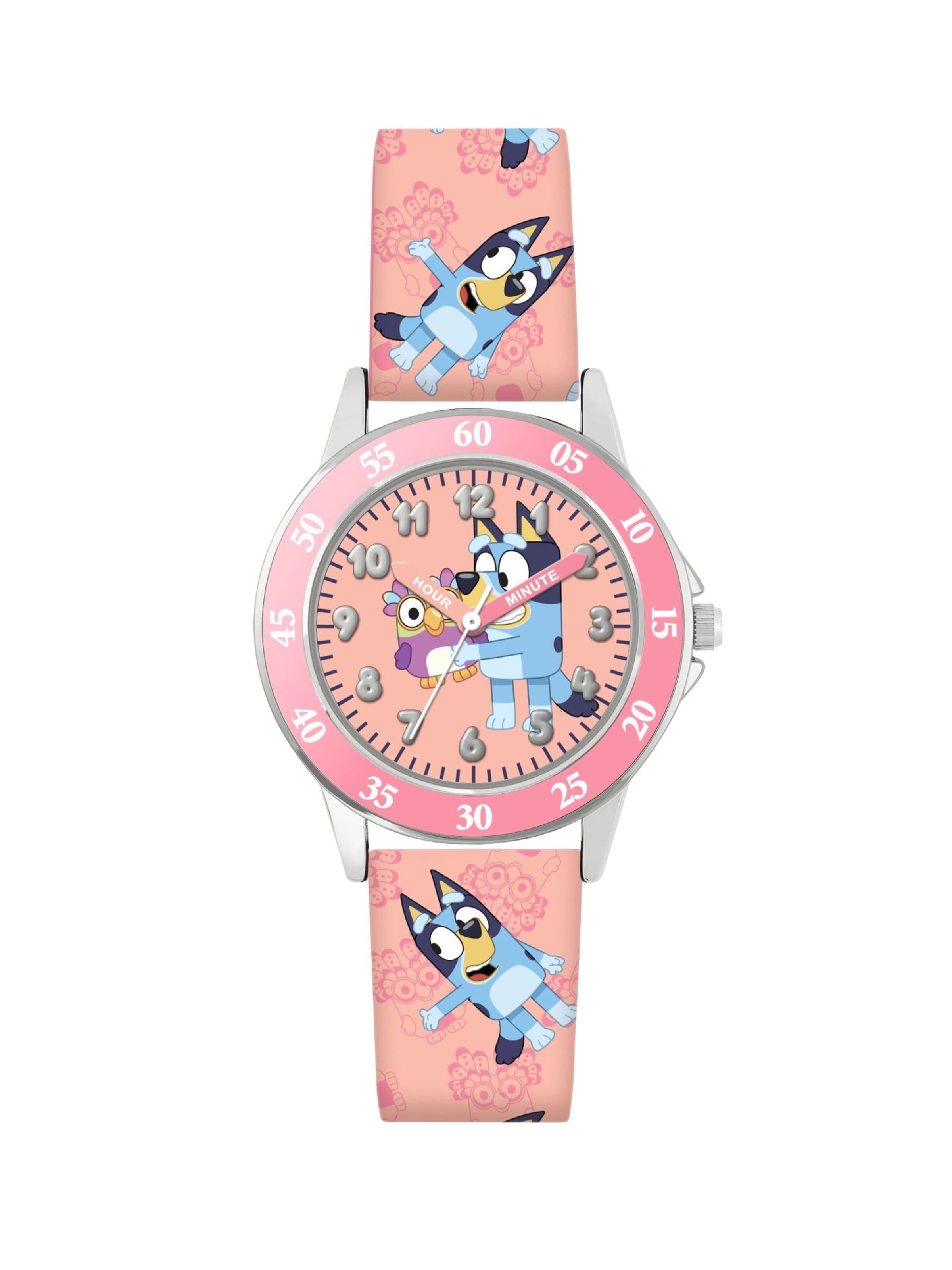 Montre 'Bluey Lern' DISNEY en rose : devant