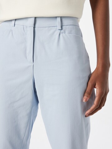 MORE & MORE Regular Pleated Pants 'Hedy' in Blue