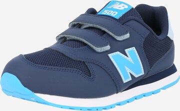 Sneaker '500' di new balance in blu: frontale