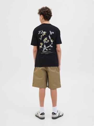 T-Shirt Jack & Jones Junior en noir : devant