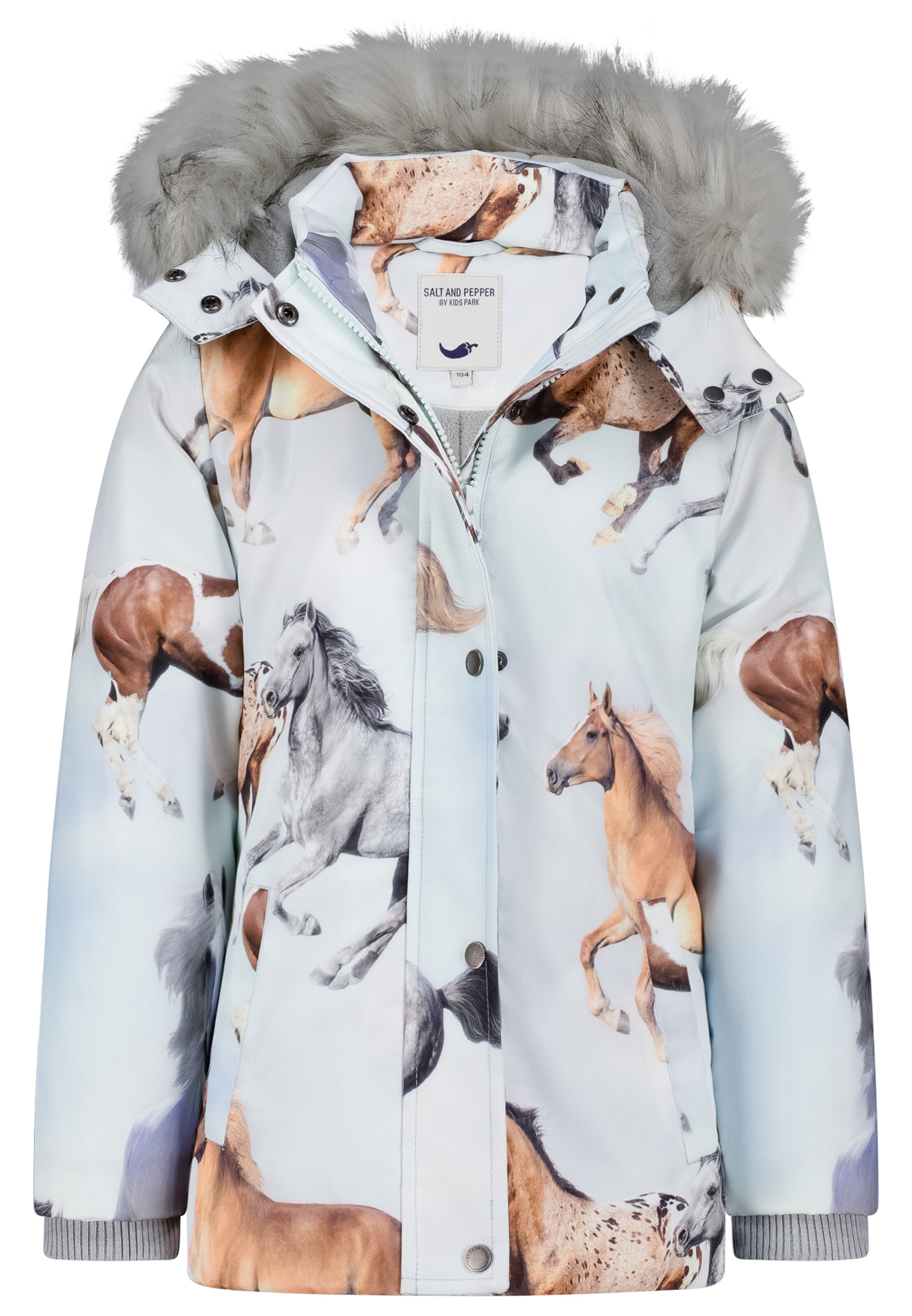 SALT AND PEPPER Performance Jacket 'Horses' in Blue