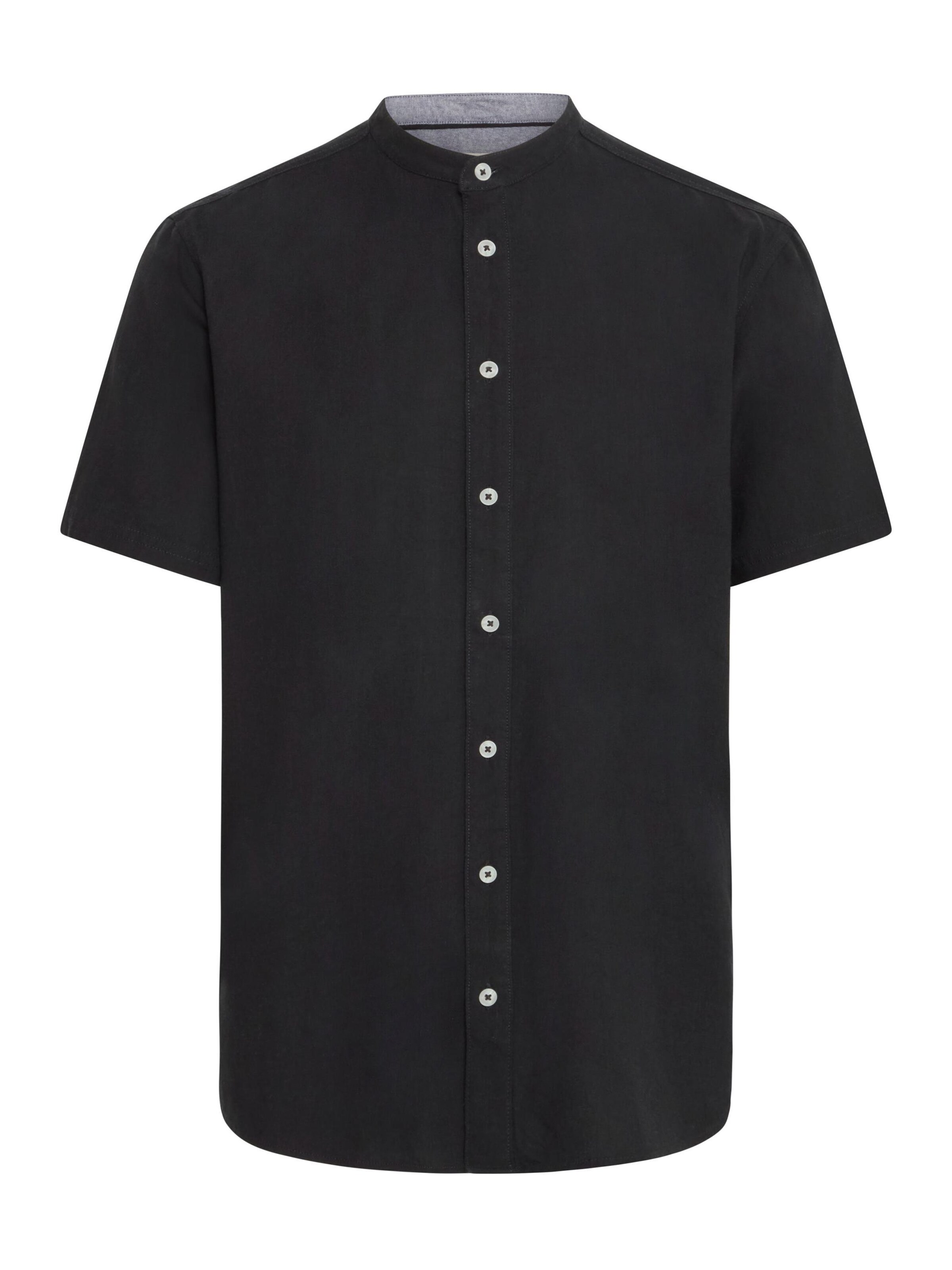 BLEND - Camisa 'Bobby' em preto: frente