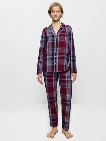 TRIUMPH Pajama ' Boyfriend ' in Purple: front