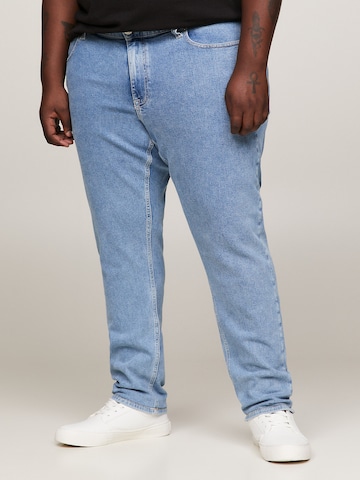 Tommy Jeans Plus - Slimfit Vaquero 'Scanton' en azul: frente