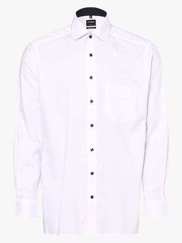 OLYMP Button Up Shirt 'Luxor' in White: front