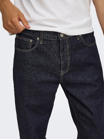 Only & Sons Loosefit Jeans 'ONSEdge' in Blauw