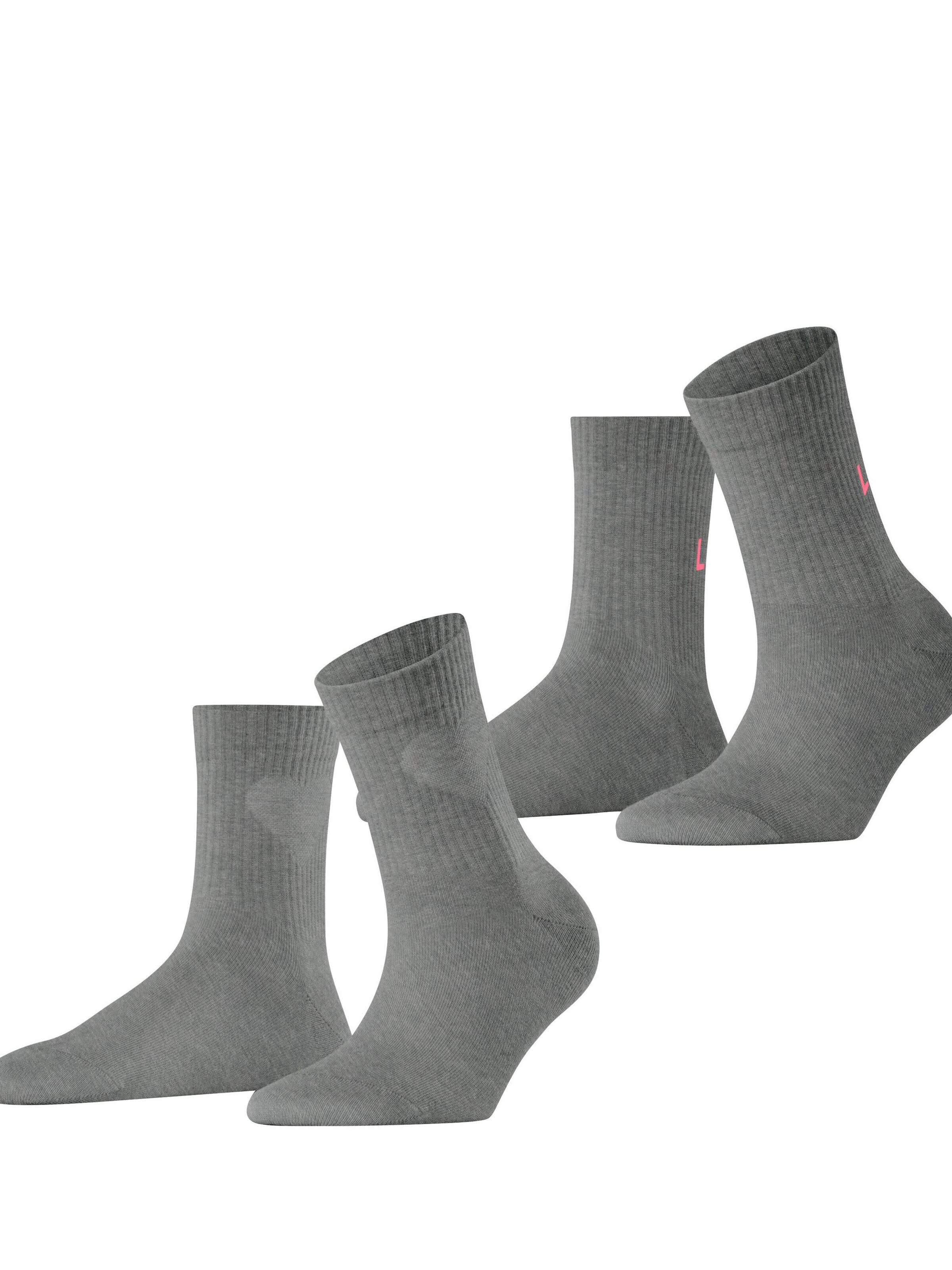 ESPRIT Socken 'Heart & Love'‌‌‌‌‌‌‌‌ in Grau: Vorderseite
