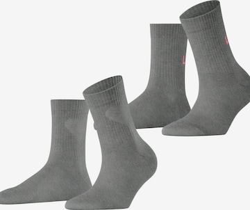 ESPRIT Socken 'Heart & Love' in Grau: Vorderseite