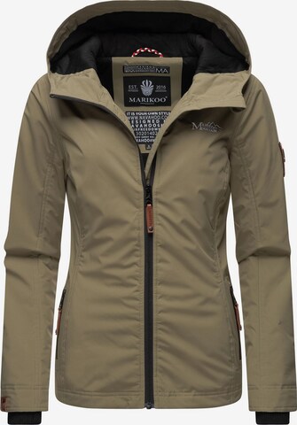 MARIKOO Between-Season Jacket 'Brombeere' in Grey: front