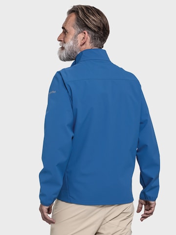 Schöffel Outdoorjas ' Hiking Softshell Jacke ' in Blauw