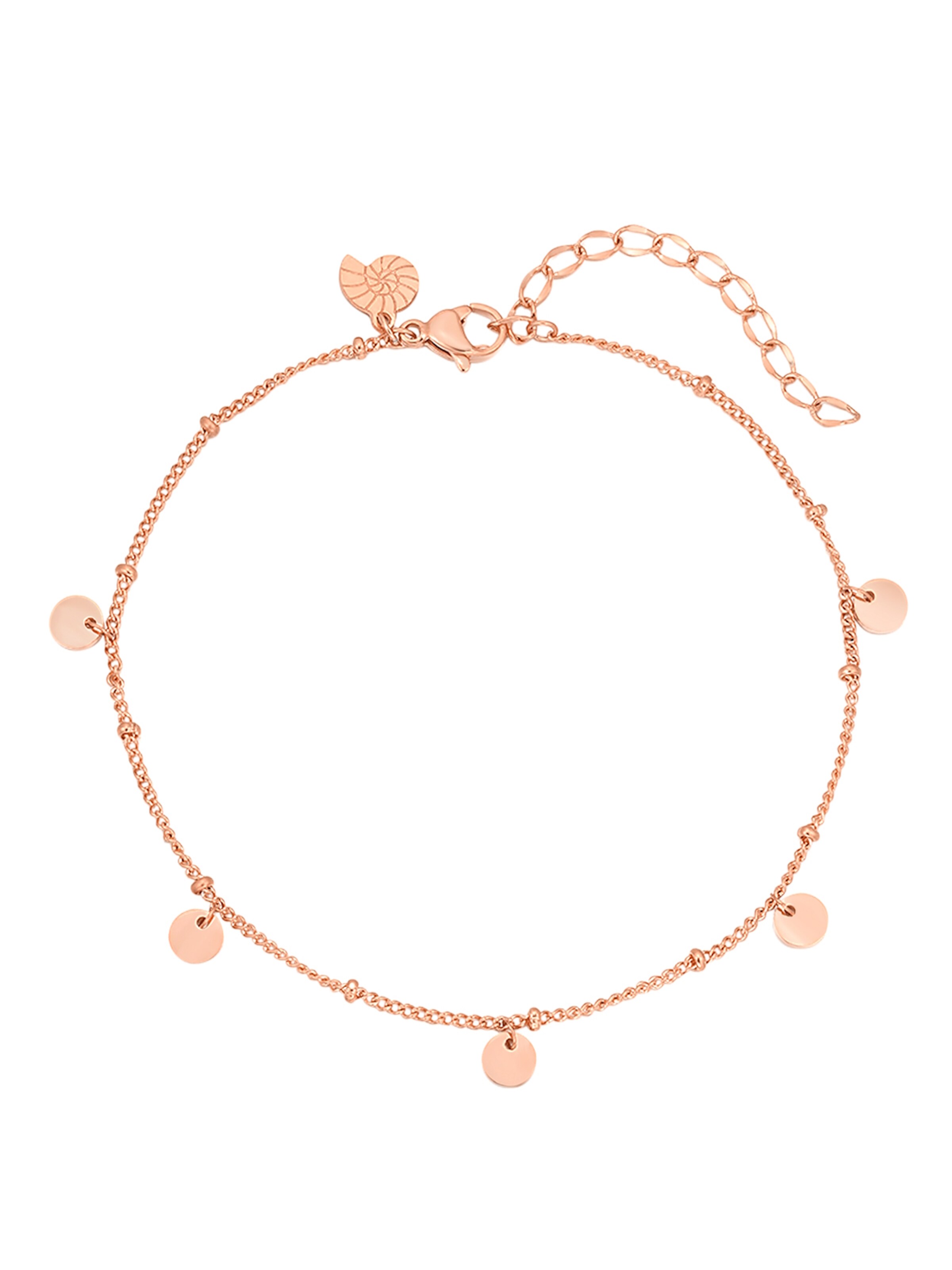 Hey Happiness - Joyería para pies 'Circle Shine' en oro