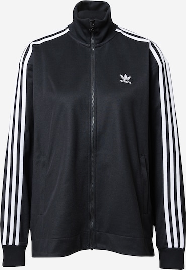 ADIDAS ORIGINALS Veste mi-saison 'Adicolor Classics Long' en noir / blanc, Vue avec produit