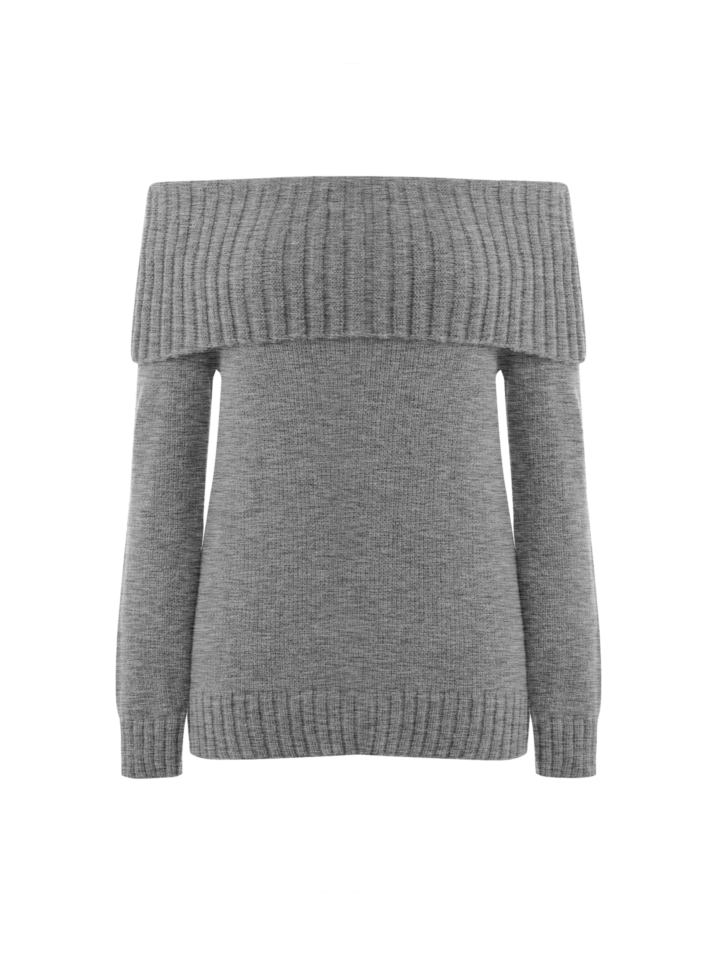 Pull-over Imily Bela en gris : devant
