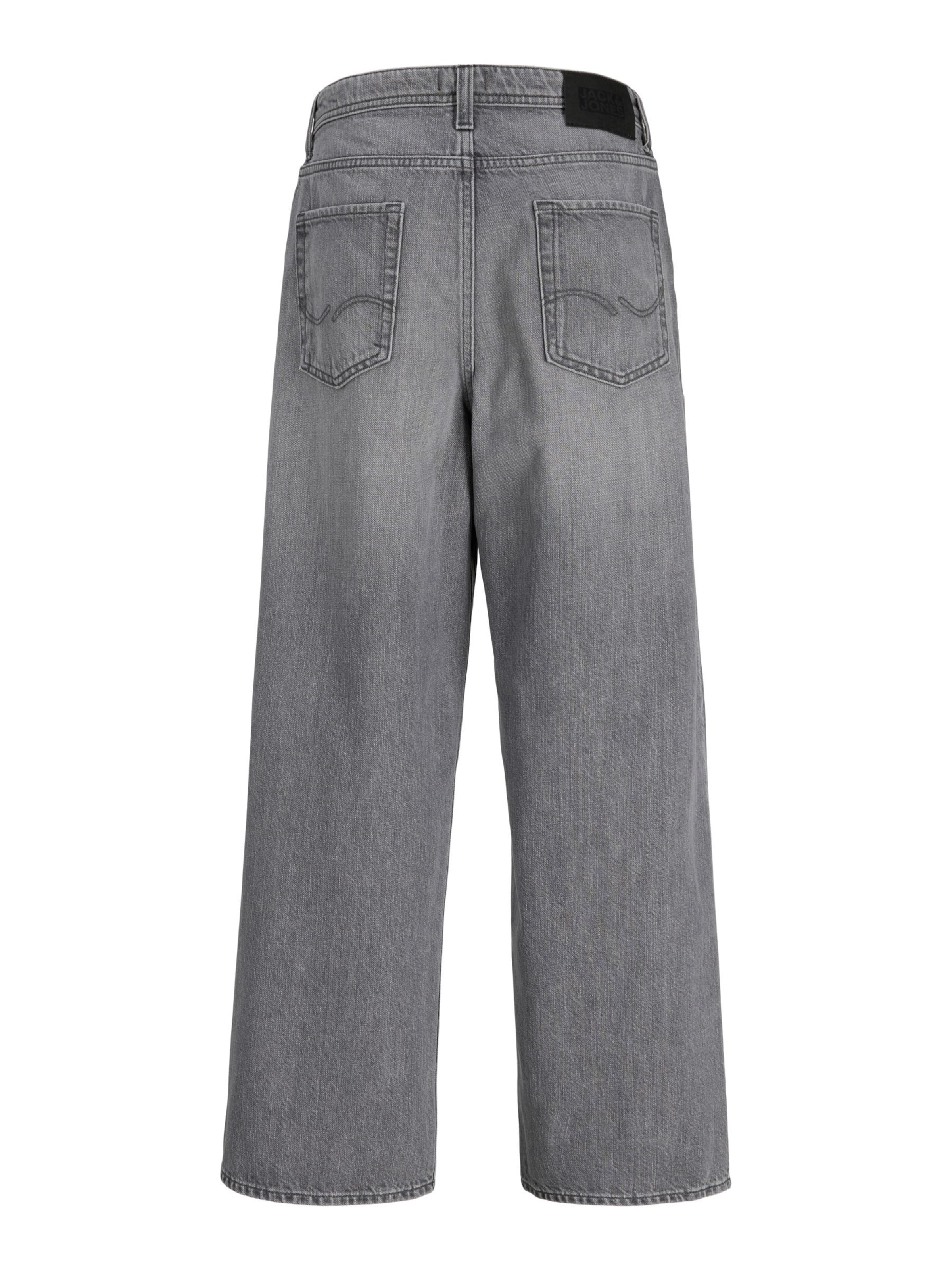 Wide Leg Jean 'JJIDAVE' Jack & Jones Junior en noir