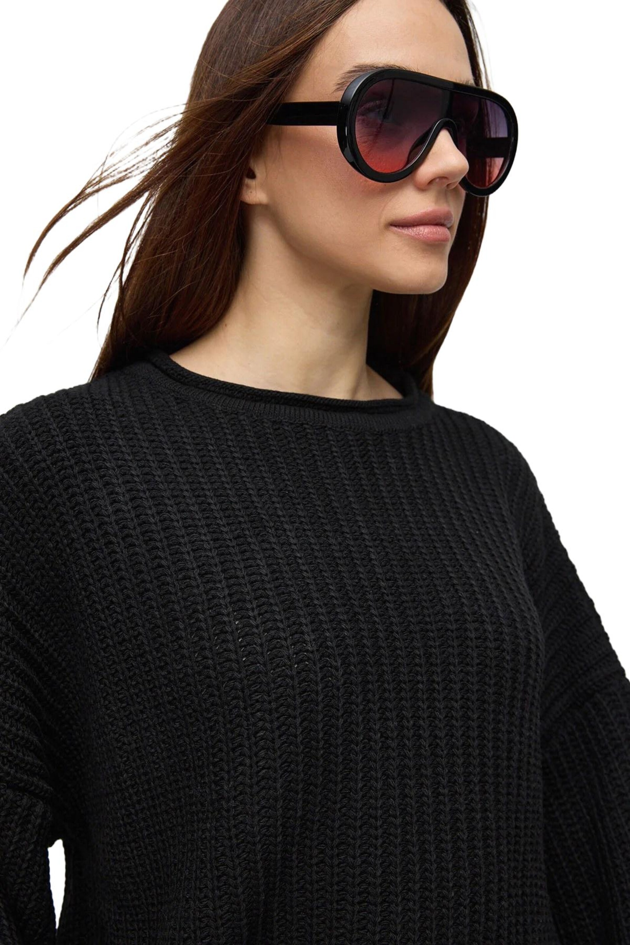 No Matter What Pullover in Schwarz