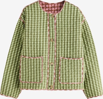 Next Välikausitakki värissä vihreä: etupuoli