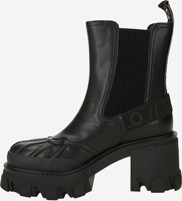 BUFFALO Chelsea boots 'RIOT' i svart