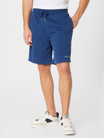 Abercrombie & Fitch Regular Shorts in Blau: predná strana