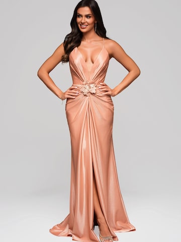 Ombre Evening dress in Orange
