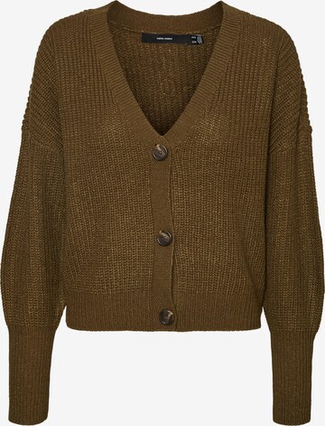 VERO MODA Cardigan 'Lea' i grøn: forside