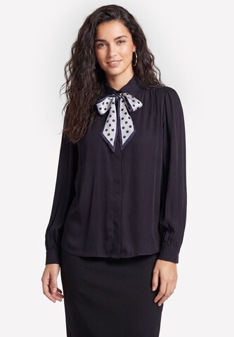 Chemisier usha BLACK LABEL en noir : devant