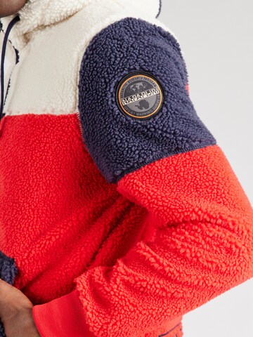 Veste en polaire 'TARALGA 4' NAPAPIJRI en rouge