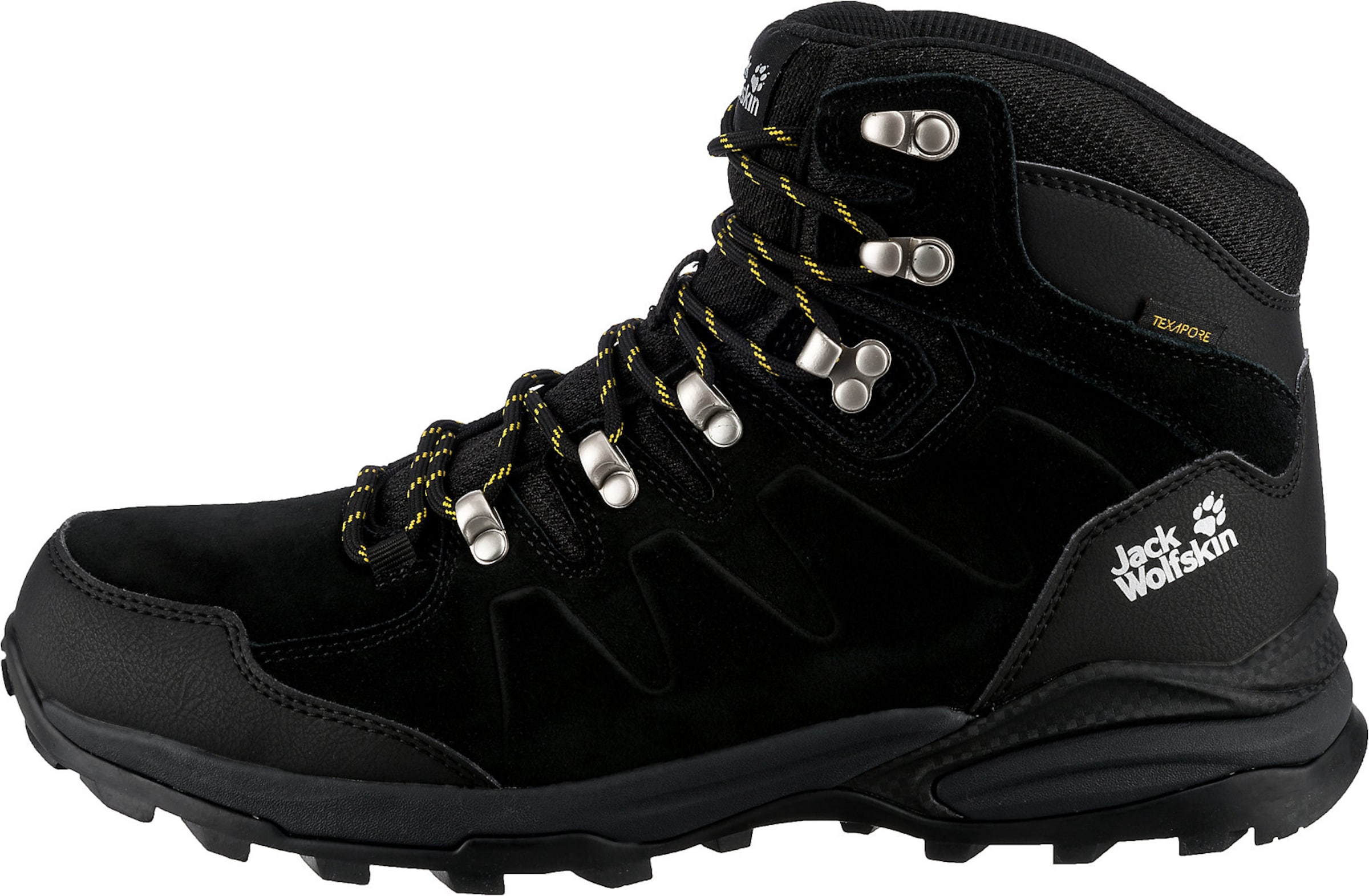 JACK WOLFSKIN Boots 'Refugio' in Black
